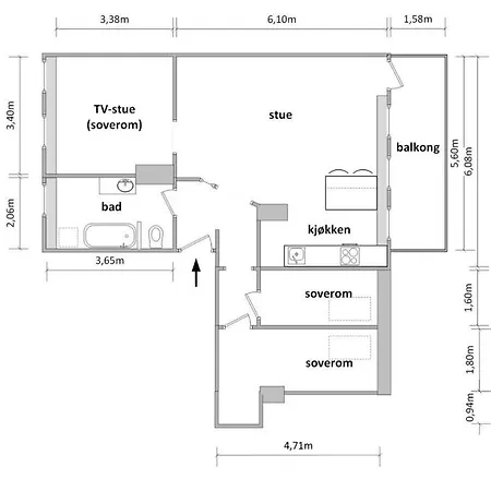 Penthouse In Oslo's Hippest District Gruenerlokka *