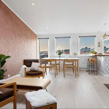 Апартаменты Penthouse In Oslo's Hippest District Gruenerlokka *